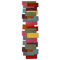 Wollteppich Multicolor B: 300 cm - Multicolor, Basics, Textil (300/66cm)