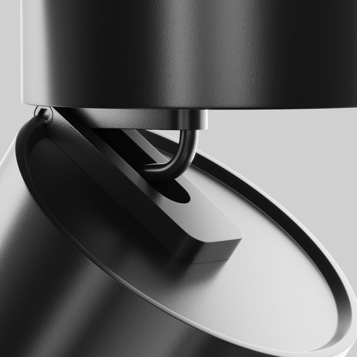 Deckenleuchte Onda - Schwarz, Basics, Metall (8,5/8cm) - MAYTONI