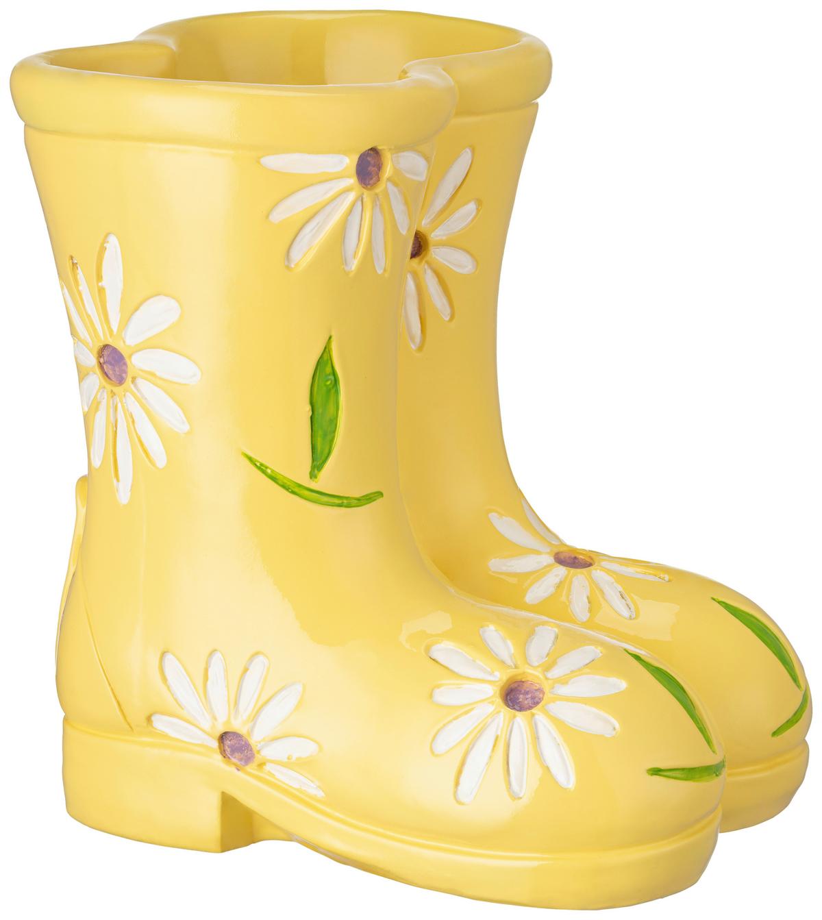 Dekoschuhe Nick - Gelb, KONVENTIONELL, Kunststoff (19,5/16,5/20,5cm) - Luca Bessoni