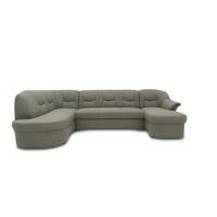 Wohnlandschaft Sarafina Graubraun - Graubraun/Schwarz, KONVENTIONELL, Textil (180/295/146cm) - MID.YOU