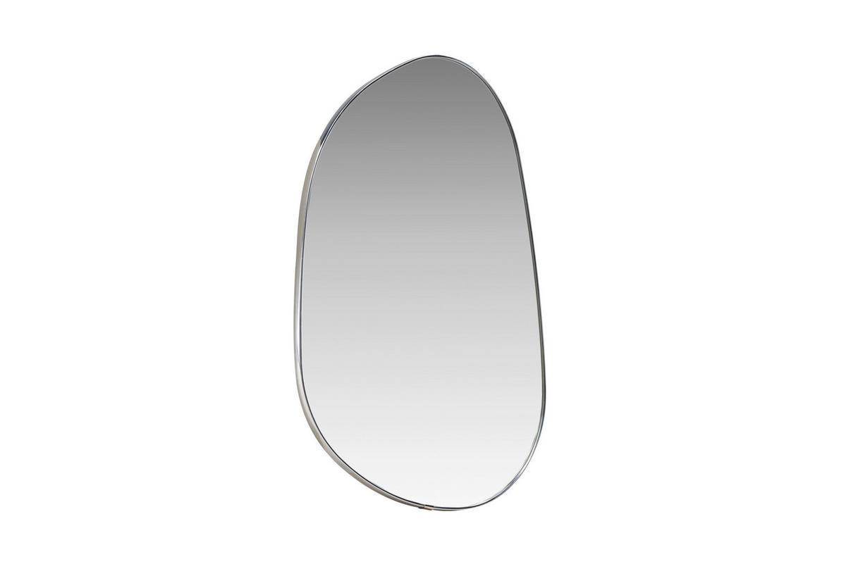 Spiegel Askersund Silberfarben B: 40 cm - Silberfarben, MODERN, Glas/Metall (40/65/3cm) - Livetastic