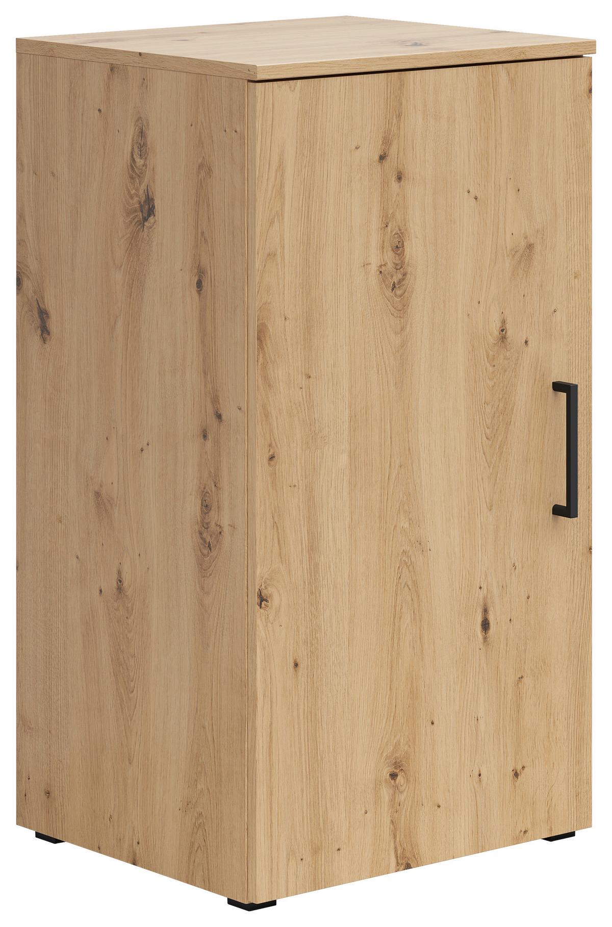 Komoda MULTISTAURAUM - černá/antracitová, Moderní, kompozitní dřevo/plast (45/83/40cm)