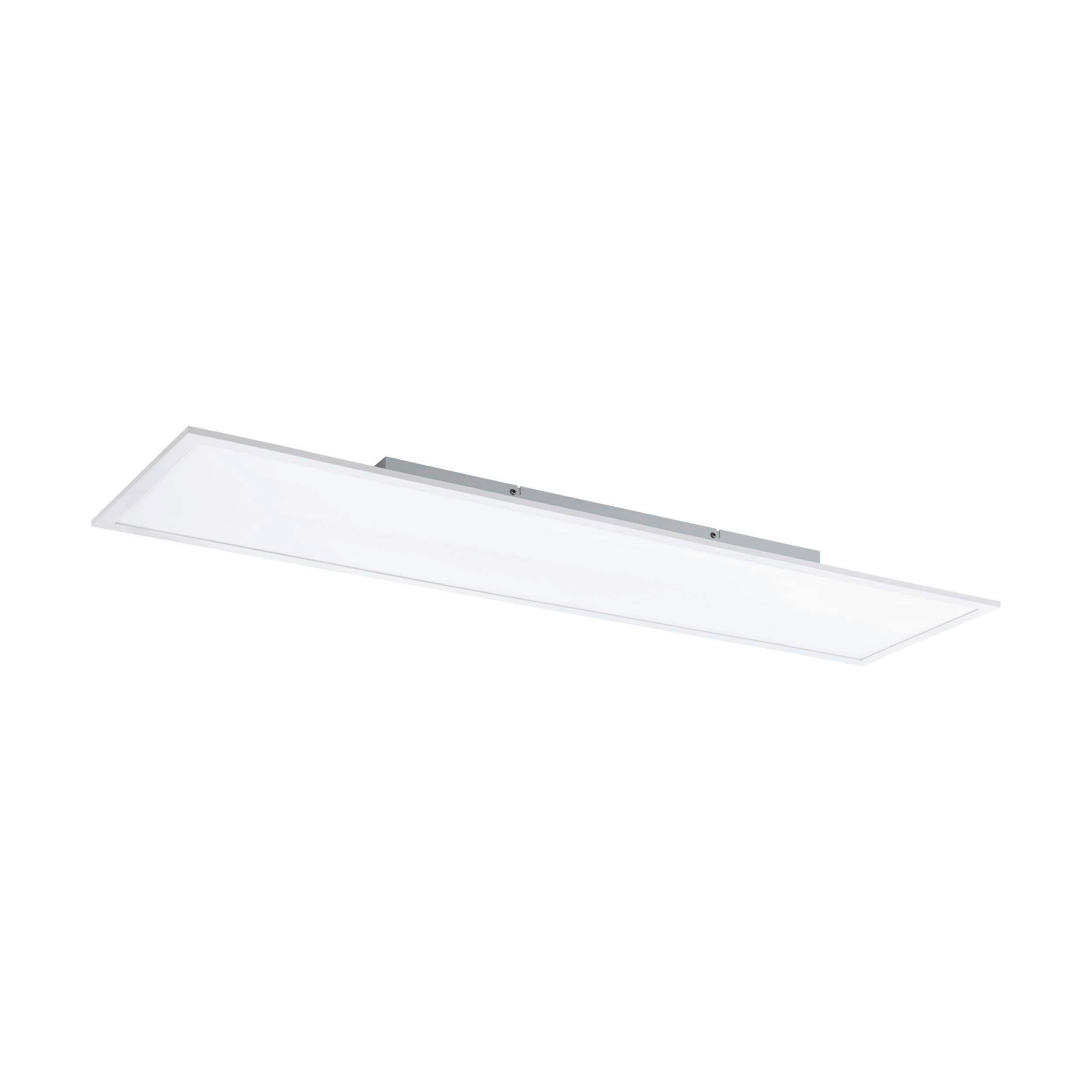 Deckenleuchte Salobrena L: 120 Cm Mit Farbwechsler - Weiß, Basics, Kunststoff/Metall (120/30/5,5cm) - Eglo
