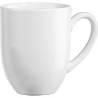 Kaffeebecher Porzellan 300 ml Weiß Felicia - Weiß, KONVENTIONELL, Keramik (0,3l) - Luca Bessoni