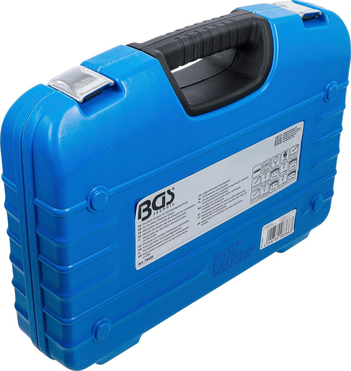 Druckuhr-Armatur 74435 - Blau, Basics (45,3/32,4/10,3cm)