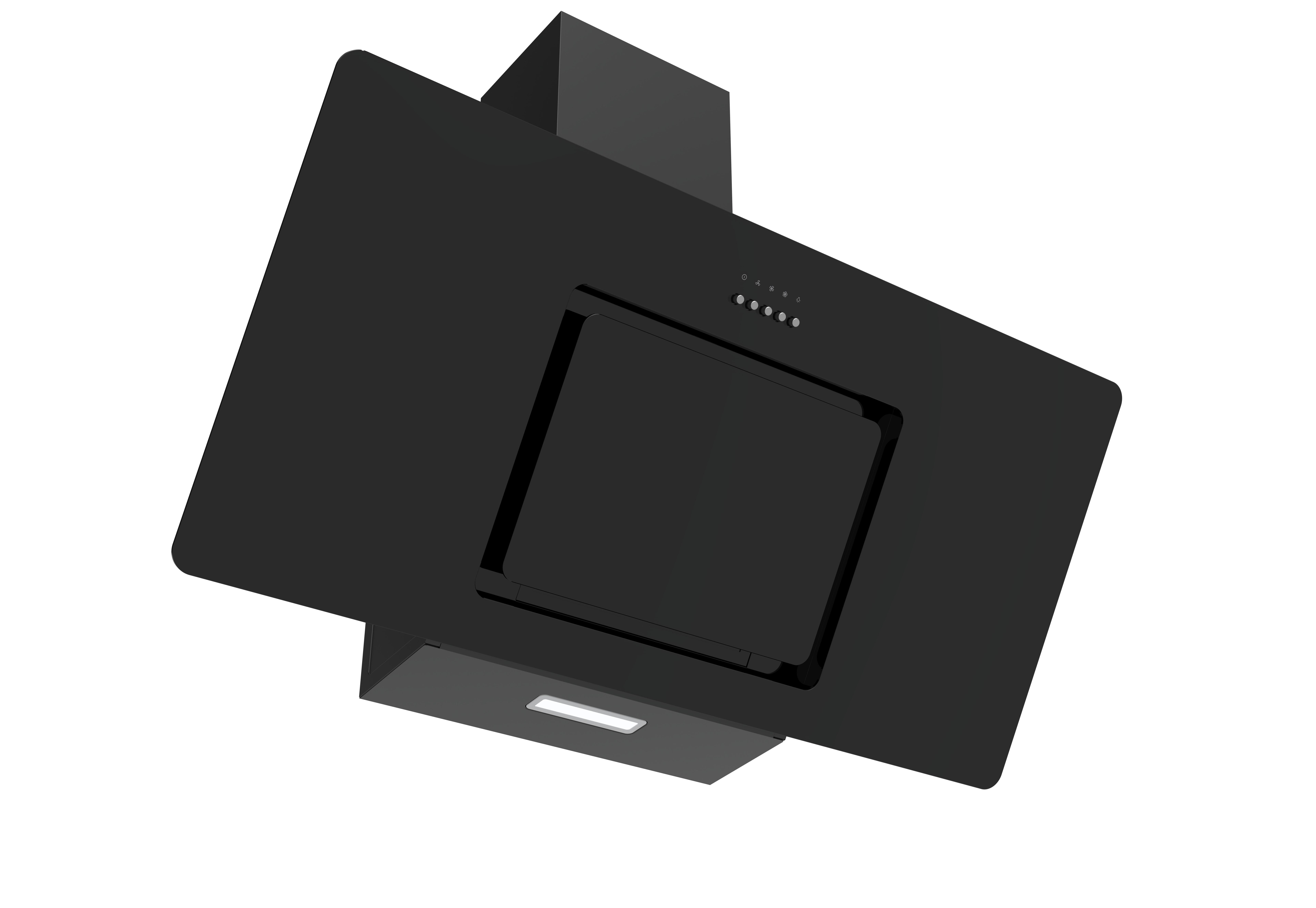 Dunstabzugshaube Mh90j76m21bb - Schwarz, Basics, Metall (89,7/39,2/40cm) - Midea