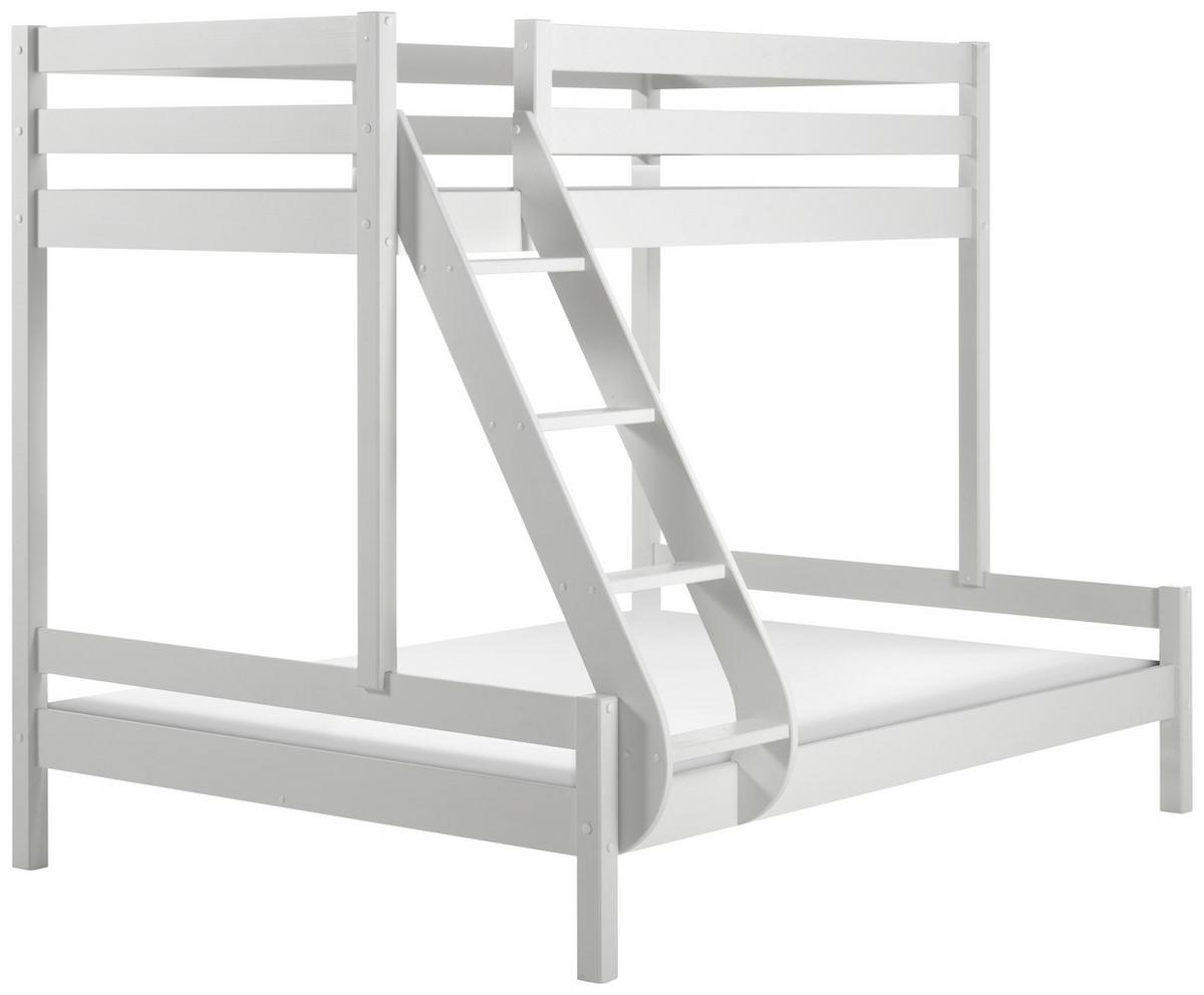 Etagenbett Martin Weiß 90/140x200cm - Weiß, MODERN, Holz (90/140/200cm) - Vipack