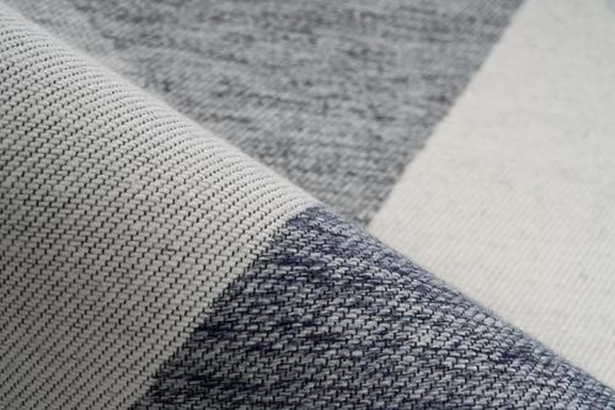 Webteppich Creme/Grau Yoga 120x170 cm - Creme/Grau, Design, Textil (120/170cm) - Kayoom