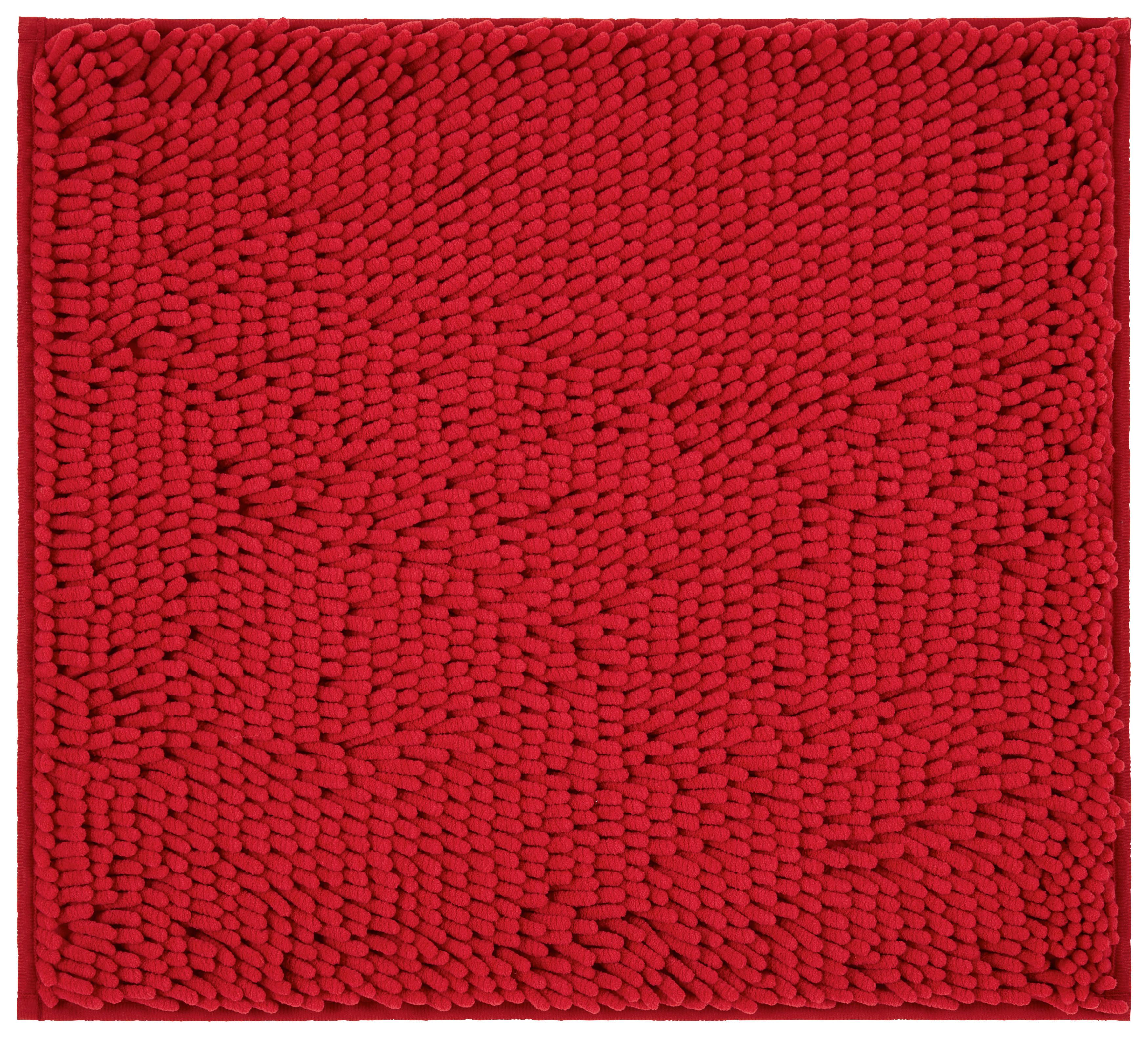 Wc-vorleger Liliane - Bordeaux, KONVENTIONELL, Kunststoff (45/50cm) - Ondega
