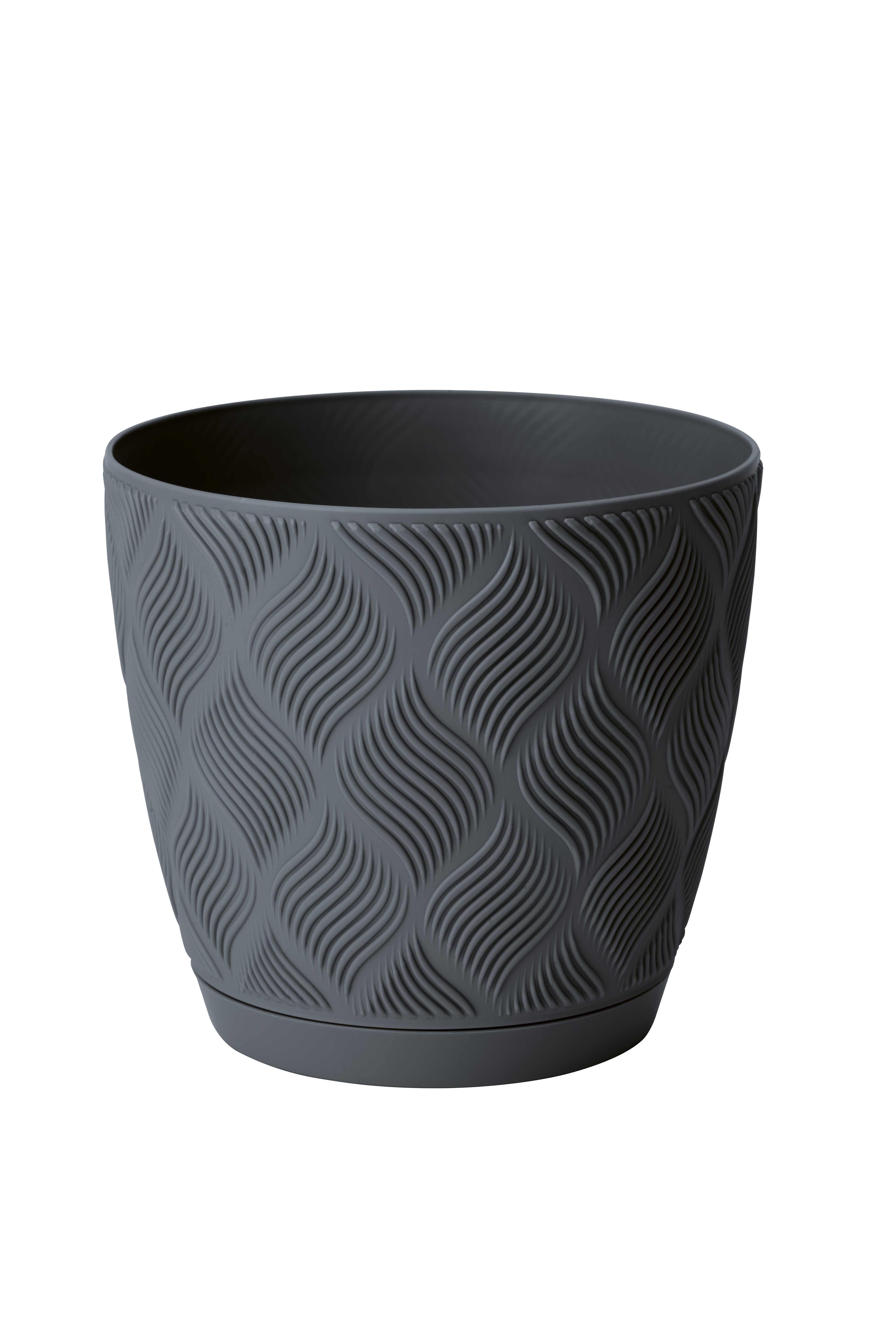 Obal na kvetináč GROW COMPLETE ECO 13 - antracitová, Konventionell, plast (12,8/11,1cm) - Mömax