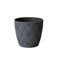 Obal na květináč GROW COMPLETE ECO 13 - antracitová, Konvenční, plast (12,8/11,1cm) - Mömax