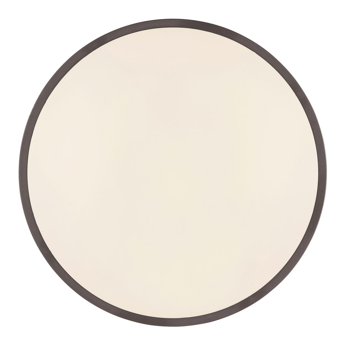 Led-deckenleuchte 41266-18 - Weiß/Cappuccino, KONVENTIONELL, Kunststoff/Metall (34/7cm) - Globo