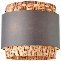 Deckenleuchte 99828/22 Waterlilly - Beige/Grau, Natur, Naturmaterialien/Textil (35/35cm) - Brilliant