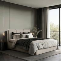 Polsterbett Beli Naturfarben Lf: 180x200 Cm - Schwarz/Naturfarben, MODERN, Holz/Holzwerkstoff (180/200cm) - MID.YOU