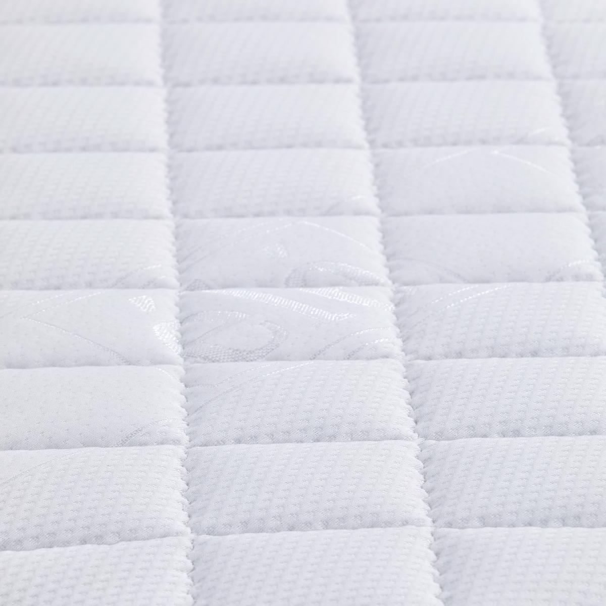Taschenfederkernmatratze Cecile 180x200cm mittelfest - Weiß, Textil (180/200cm) - Ele