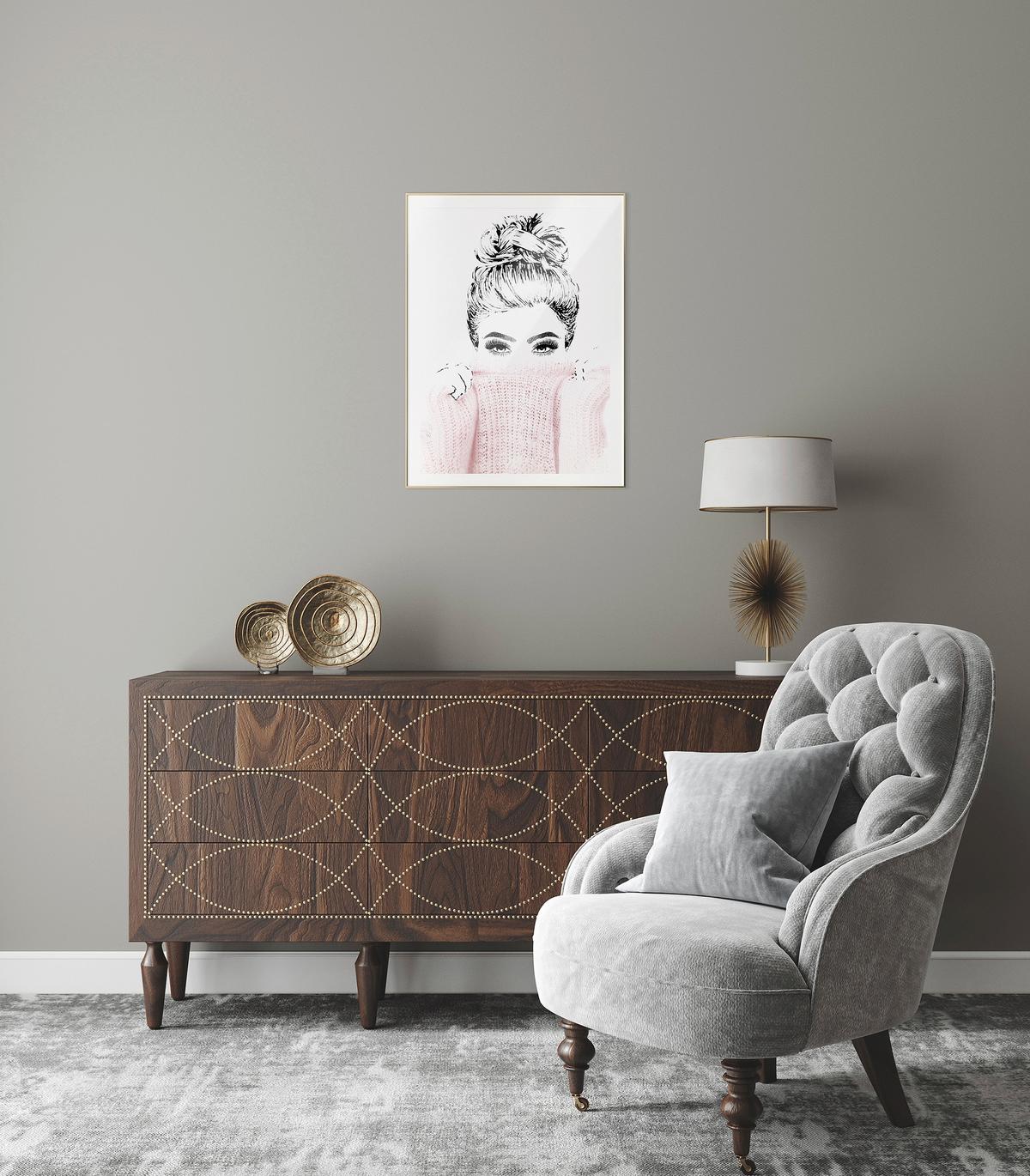 PLAKÁT VINCENT - vícebarevná, papír (50/70cm) - Modern Living