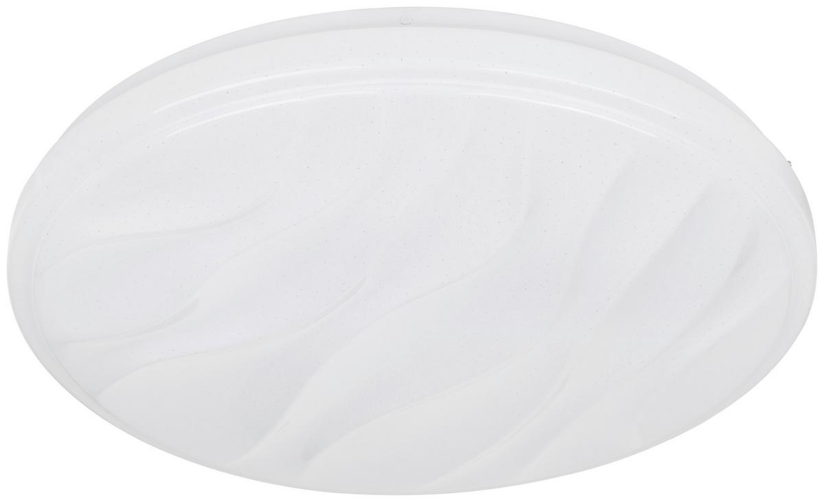 LED-Deckenleuchte Semra - Weiß, KONVENTIONELL, Kunststoff/Metall (48cm) - Luca Bessoni