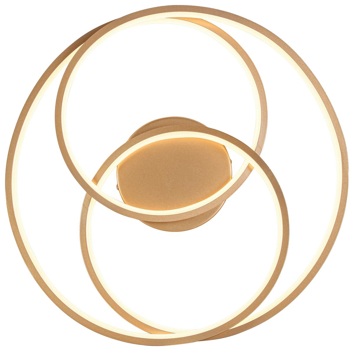 Led Mennyezeti Lámpa Carina - cappuccino, Modern, műanyag/fém (40/8cm) - Luca Bessoni