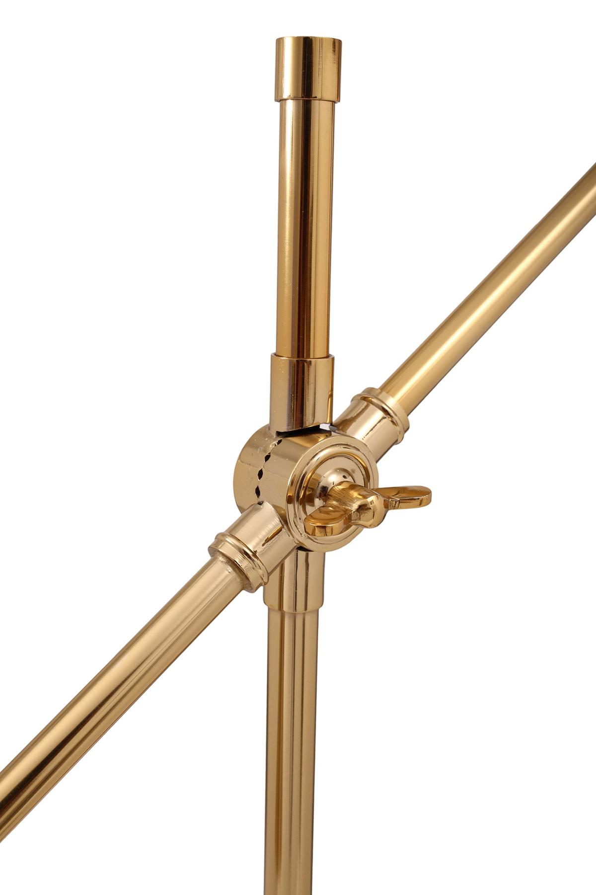 Tischleuchte Allen 500 Goldfarben B: 18 Cm - Basics (68/18/74cm) - Kayoom