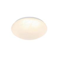 STROPNÉ LED SVIETIDLO ALABAST - biela/alabastrová, Design, kov/plast (29/8,8cm) - Mömax