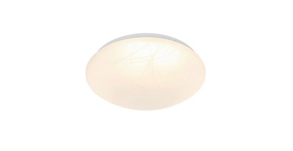 LED-Deckenleuchte Bolly - Alabasterfarben/Weiß, MODERN, Kunststoff/Metall (29/8,8cm) - Luca Bessoni