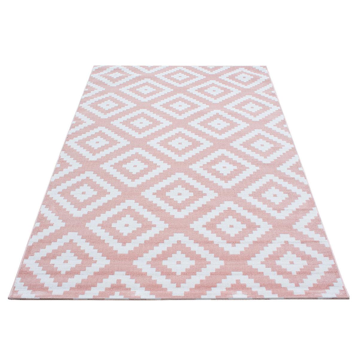 Webteppich Plus - Pink, Basics, Textil (240/340cm) - Novel