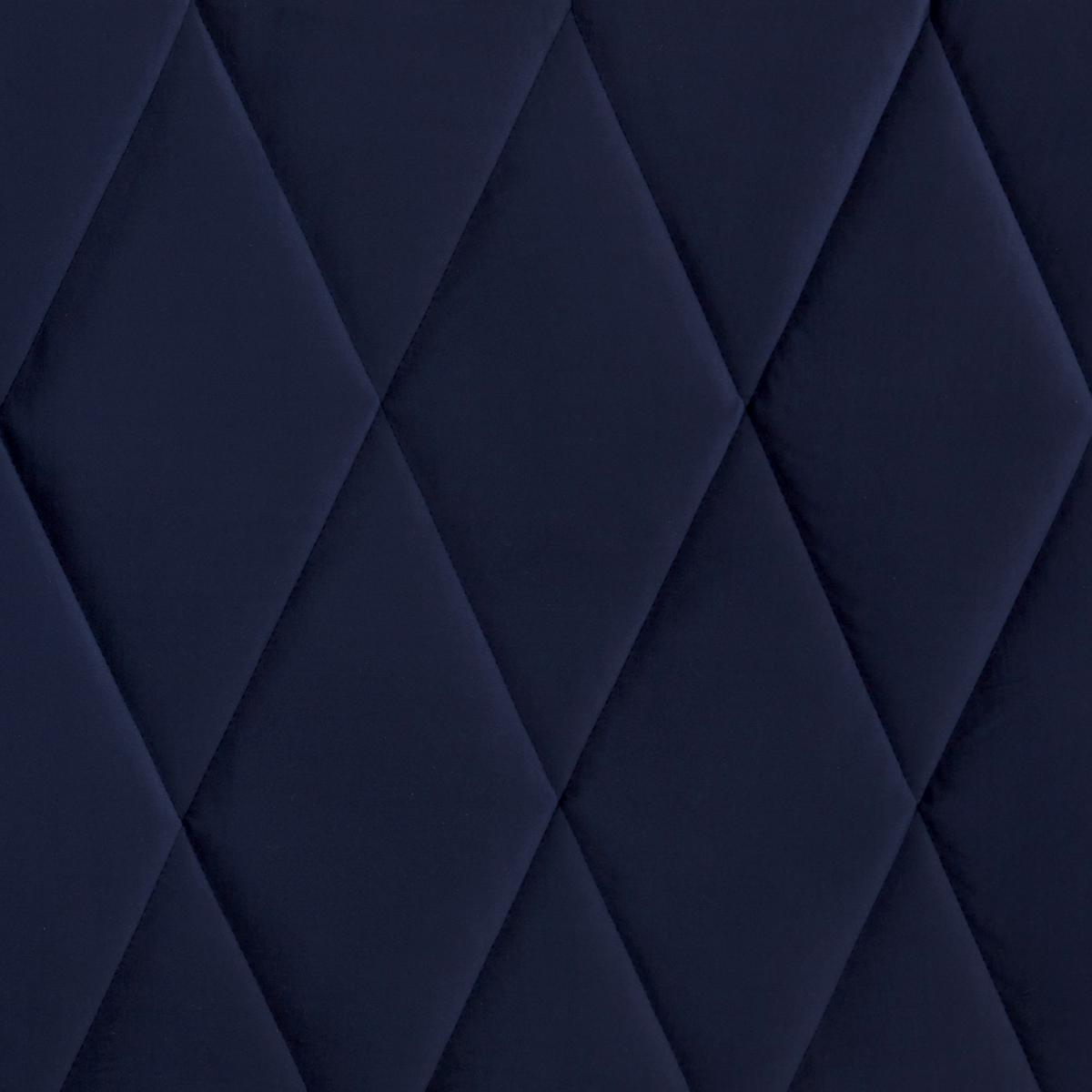 Boxspringbett 160x200cm Paula 1 - Chromfarben/Dunkelblau, MODERN, Textil (160/200cm)