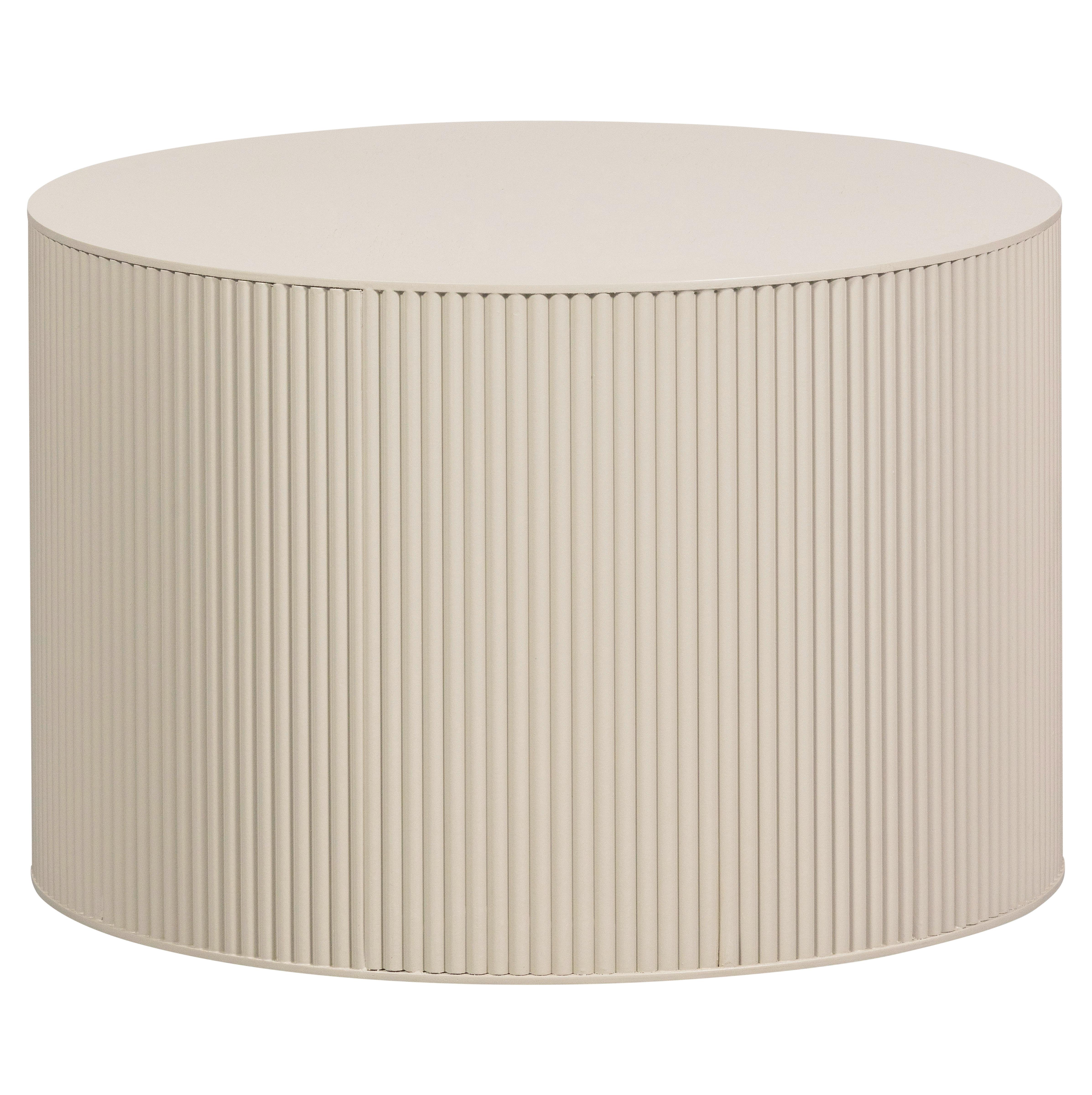 Beistelltisch Sanne Beige L: 60 Cm - Beige, Design, Holzwerkstoff (60/60/40cm) - Livetastic