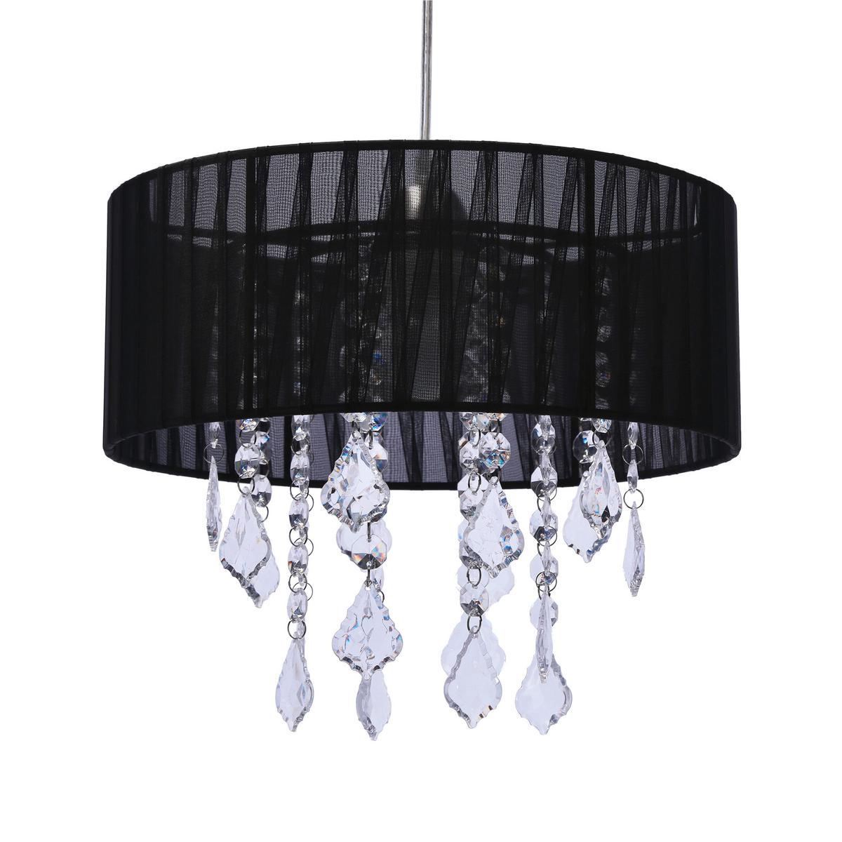 Hängeleuchte 31-84316 - Schwarz, KONVENTIONELL, Metall (30/30/105cm)