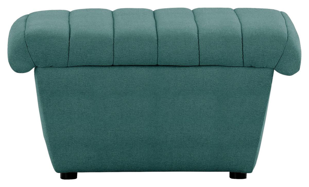 Hocker Looks Viii - Schwarz/Grün, Design, Textil (74/43/85cm) - LOOKS by W.Joop