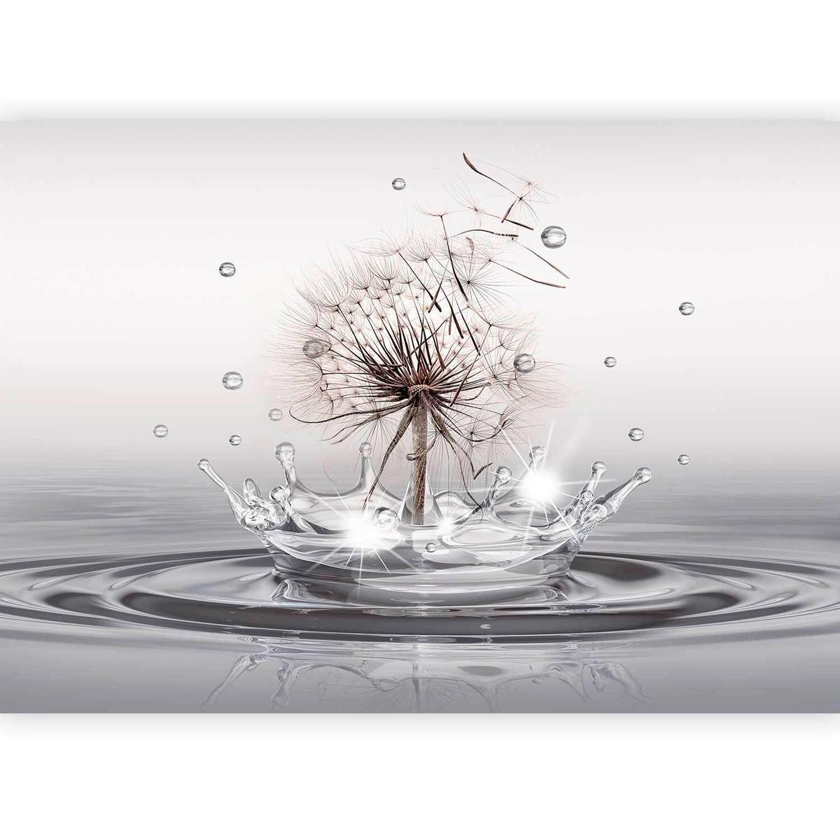 Fototapete Grau, Beige, B/H: 400x280cm - Beige/Grau, LIFESTYLE, Textil (400/280cm) - artgeist