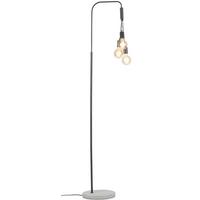 Stehlampe Oslo Grau/Schwarz Oslo/F3/B - Schwarz/Grau, Design, Stein/Metall (48/190/32cm) - It's about Romi