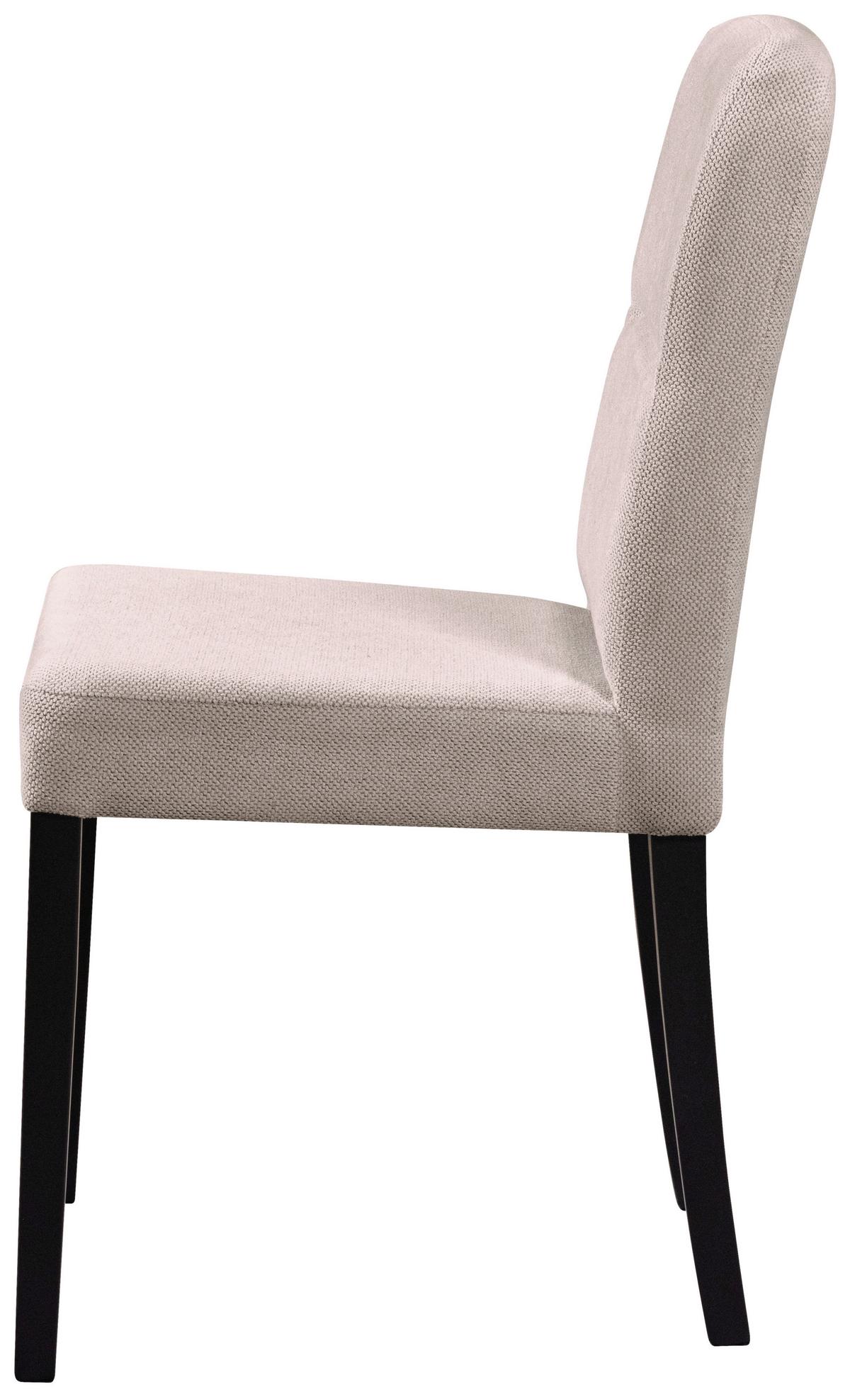 Stuhl Emma II - Schwarz/Grau, KONVENTIONELL, Holz (43/91/58cm)