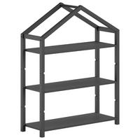KINDERREGAL Dallas Anthrazit B: 111cm - Anthrazit, MODERN, Holz (111/141/40cm) - Vipack