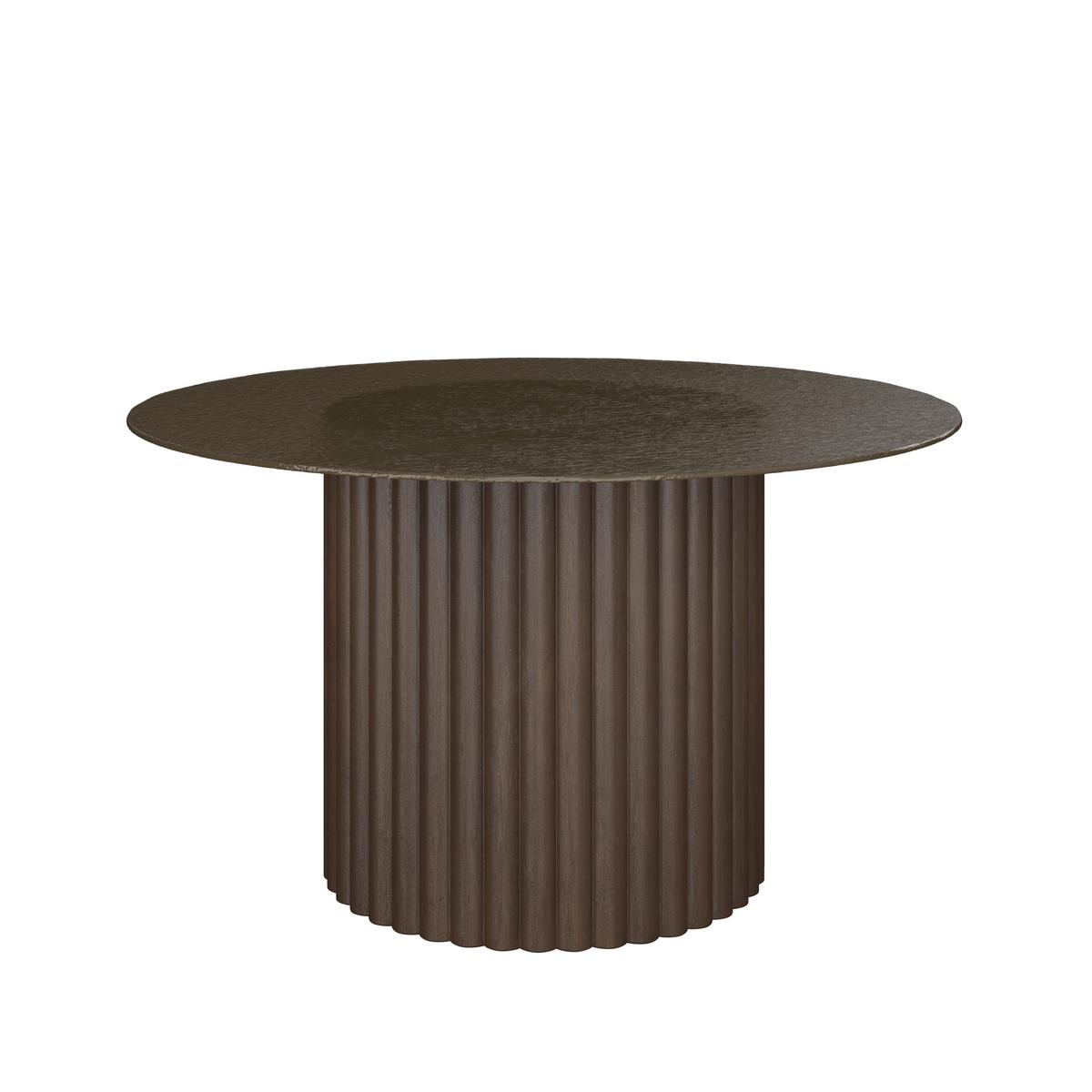 Konferenční stolek Zelia, P: 80 cm - hnědá/barvy vlašských ořechů, Moderní, dřevo/kompozitní dřevo (80/45/80cm) - Bessagi Home