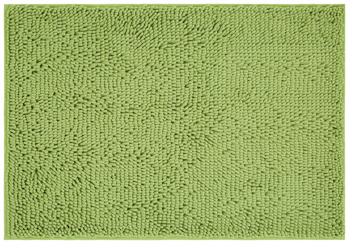 Fürdőszobaszőnyeg Liliane Kb. 70/120cm - zöld, Konventionell, műanyag (70/120cm) - Ondega
