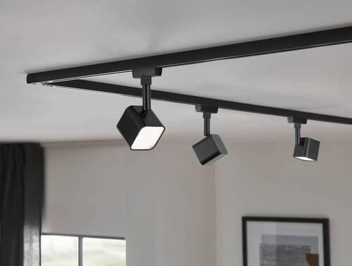Schienensystem-Strahler 96991 Urail Muri - Schwarz, Design, Glas/Metall (14/5/5cm) - Paulmann