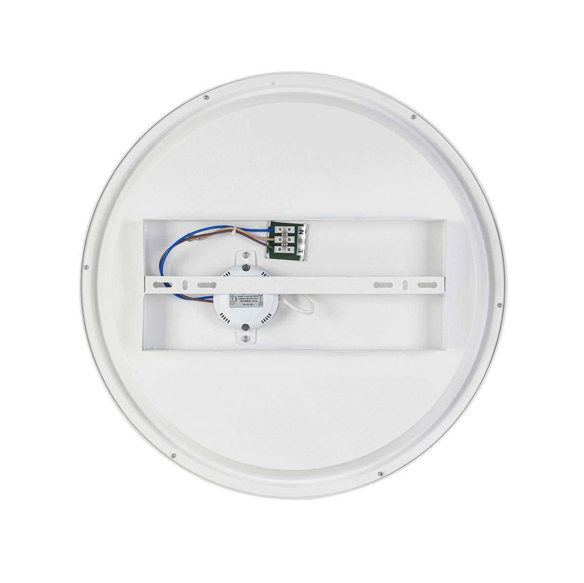 Led Mennyezeti Lámpa Albina - fehér, Modern, műanyag/fém (45/6,8cm) - Luca Bessoni