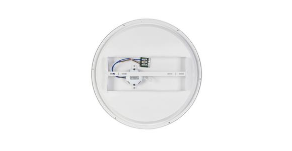 Led-deckenleuchte Albina - Weiß, MODERN, Kunststoff/Metall (45/6,8cm) - Luca Bessoni