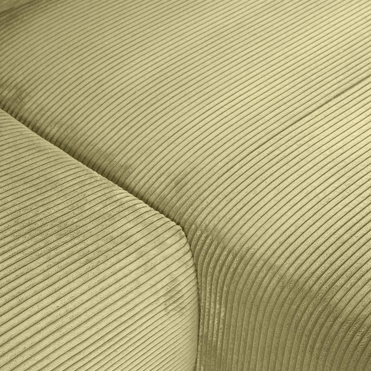 Ecksofa Cuty Hellgrün S: 266x180 cm - Schwarz/Hellgrün, KONVENTIONELL, Textil (266/180cm) - MID.YOU
