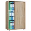 Aktenschrank versperrbar Lona XL Eiche Dekor B: 70 cm - Sonoma Eiche, Basics, Holzwerkstoff (70/111/37cm) - MID.YOU