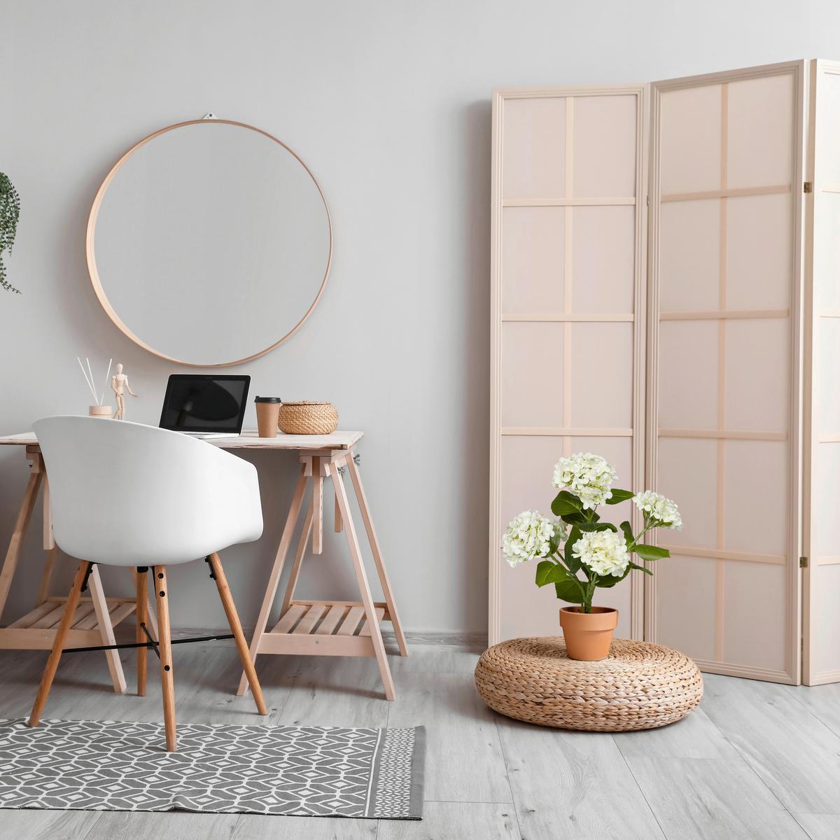 Kunstpflanze Grün/weiß B: 30 Cm - Schwarz/Weiß, MODERN, Kunststoff (30/52/30cm) - MID.YOU