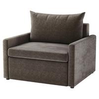 Schlafsessel Cologne Braun B: 92cm - Schwarz/Braun, Design, Textil (92/89/103cm) - MID.YOU