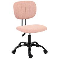 OTOČNÁ ŽIDLE TOM - CENOVÝ TRHÁK - růžová/černá, Moderní, kov/textil (55/79-89/56cm) - Mömax