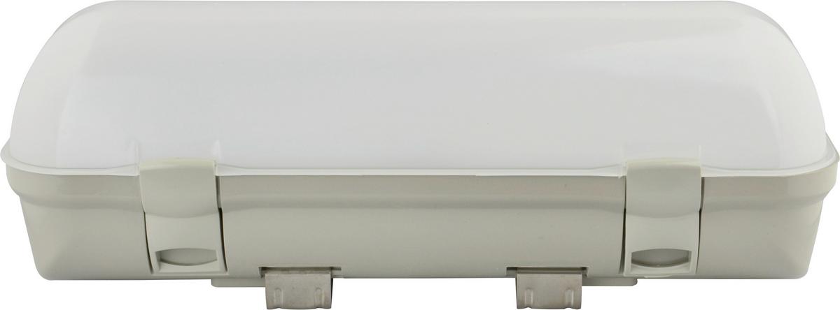 Led-deckenleuchte L: 30 Cm, Für In- Und Outdoor - Hellgrau, Basics, Kunststoff (30/10,4/10,4cm)