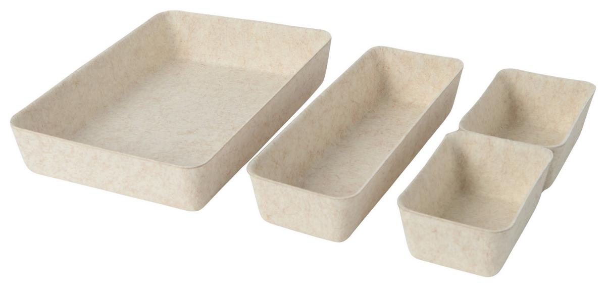 Ordnungssystem Julia - Beige/Schwarz, KONVENTIONELL, Textil - James Wood