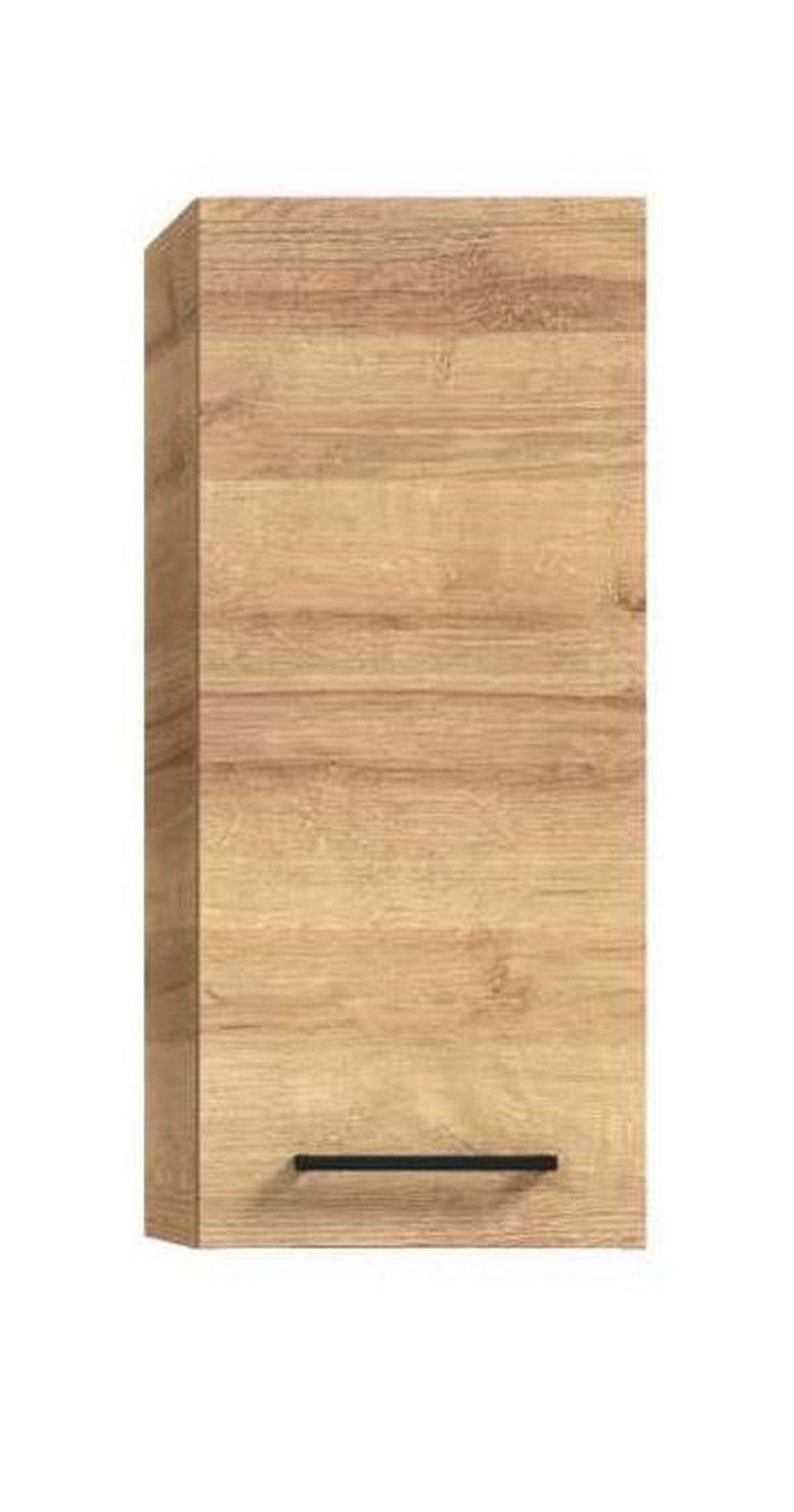 ZÁVĚSNÁ SKŘÍŇKA BAVELLI -EXKLUSIV- - černá/barvy dubu, Moderní, kov/kompozitní dřevo (30/70/32,5cm) - Pelipal