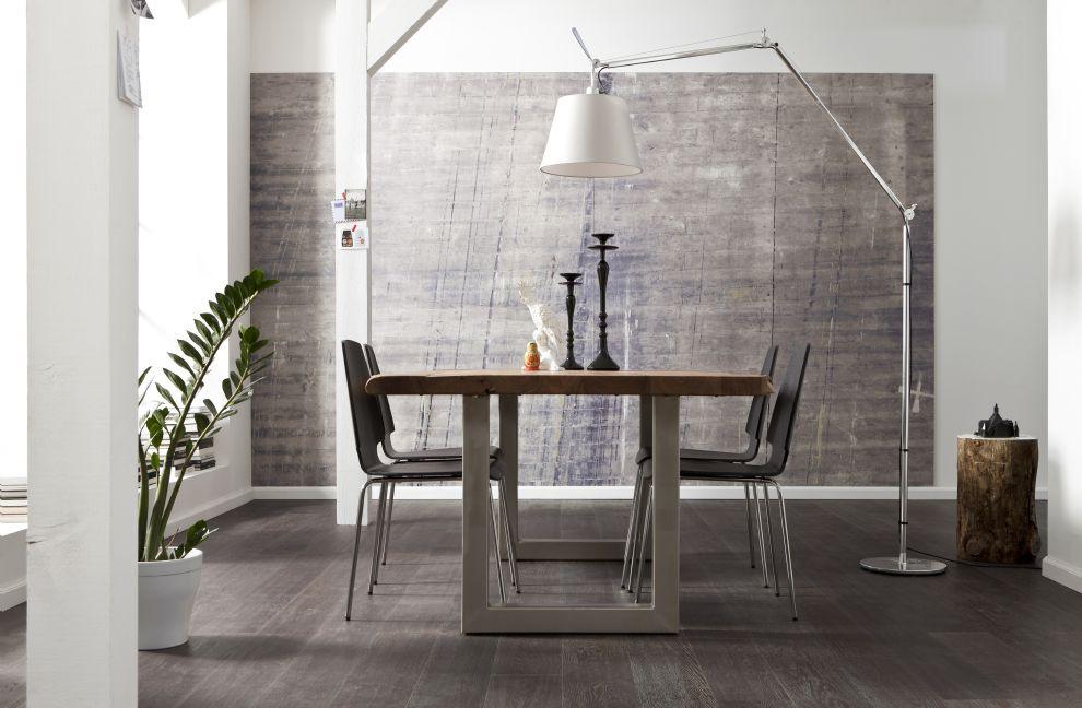 Vliestapete Concrete - Grau, Basics (400/250cm) - Komar