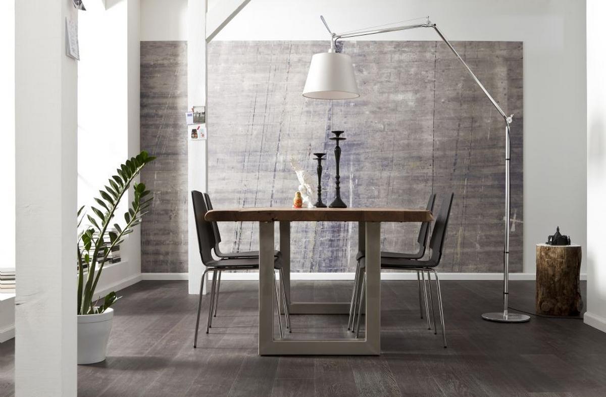 Vliestapete Concrete - Grau, Basics (400/250cm) - Komar