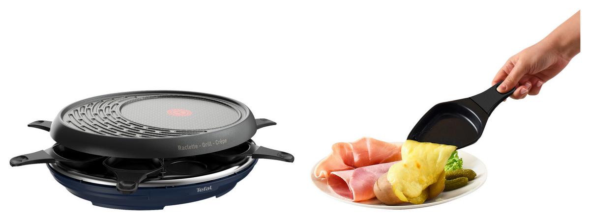 Raclette-grill Re3104 - Schwarz, Basics, Kunststoff/Metall (39.9/39.9/14.1cm) - Tefal